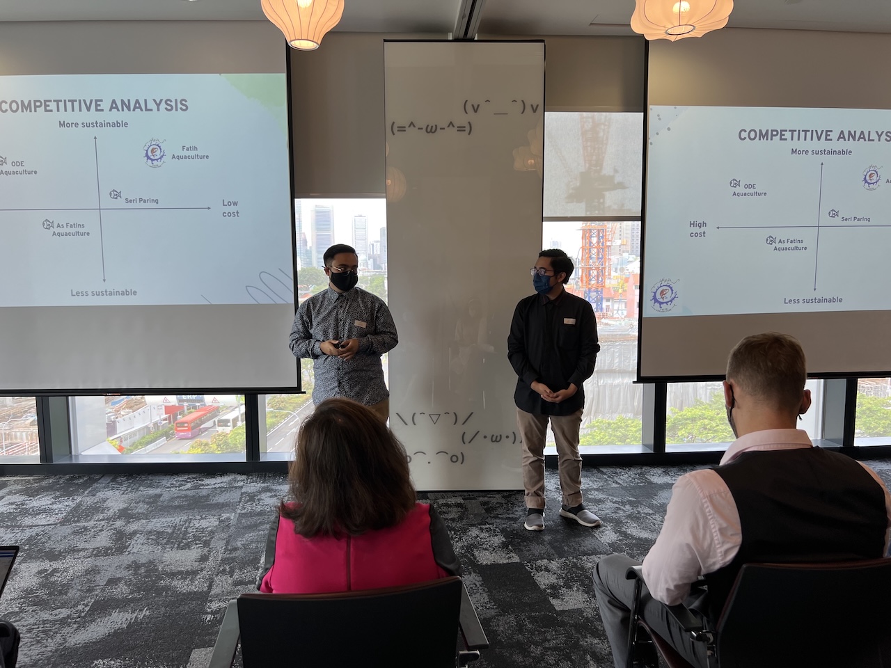 Business presentation and pitching event for Fatih Aquaculture