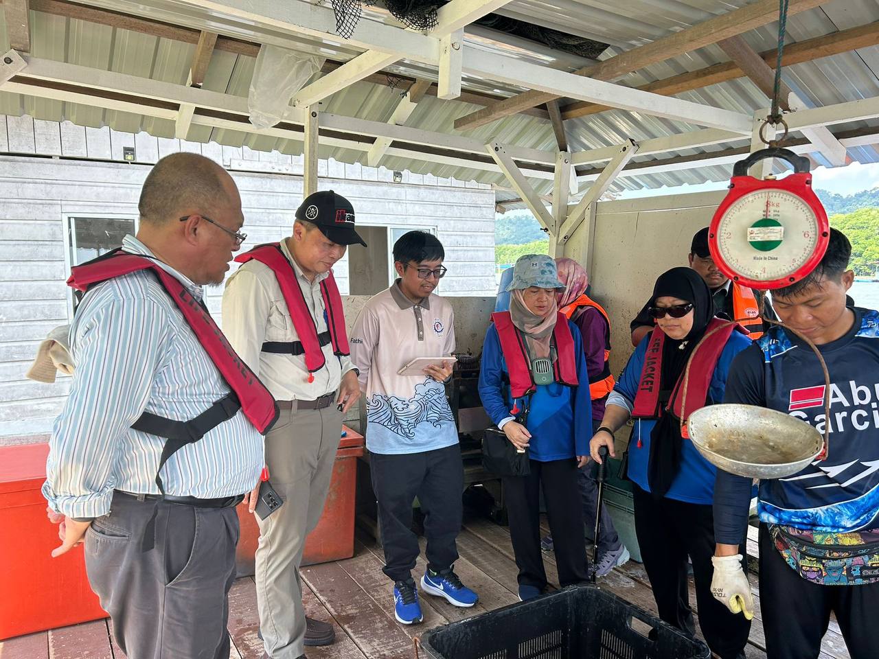 Ministry inspection of aquaculture facilities