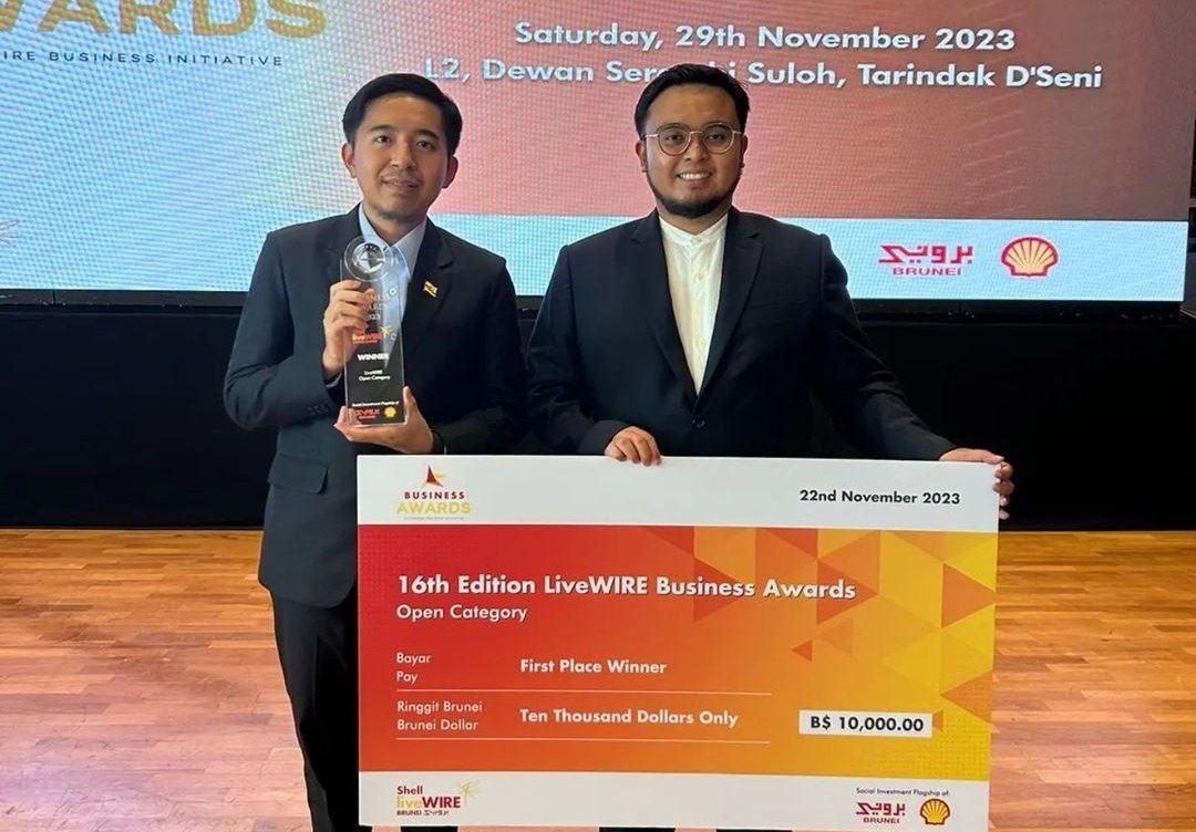 First place achievement at Shell LiveWIRE Business Awards 2023
